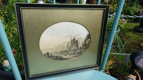 Vintage oval blond - vintage,