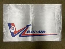 Dan Air Charter Airline 1986 In-Flight Catering Tray Liners x 2