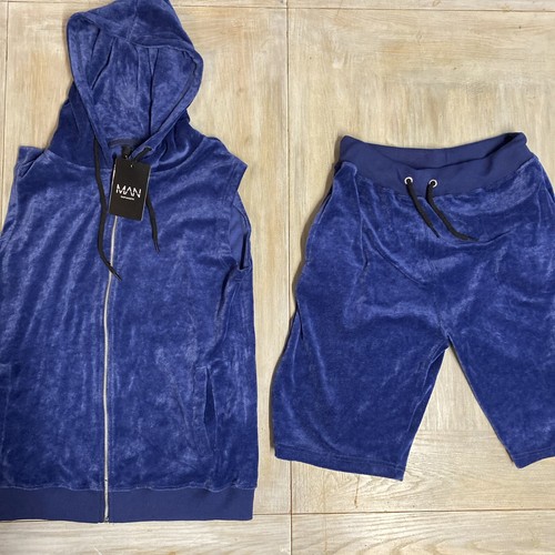 Mens tracksuit small velour - mens,