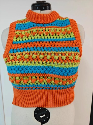 Zara colourful crochet - crochet, knit