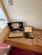 VINTAGE 2 CASED SETS OF