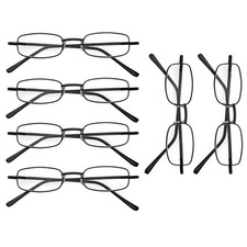 6Pcs Slim Reading Glasses with Pen Clip Tube Case For Men Women Pocket Readers
