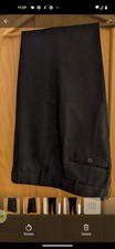 Mens black trousers 38W smart