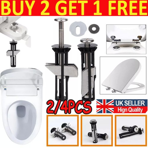 Pack toilet seat hinges - seat,