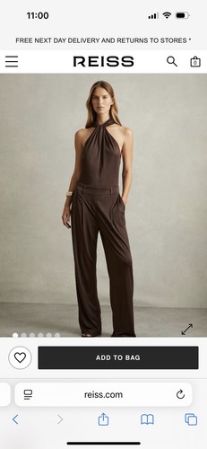 Reiss claudia jumpsuit new - reiss, 12