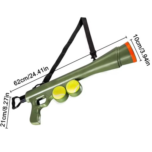 Gun dog ball launcher - dog, 60cm
