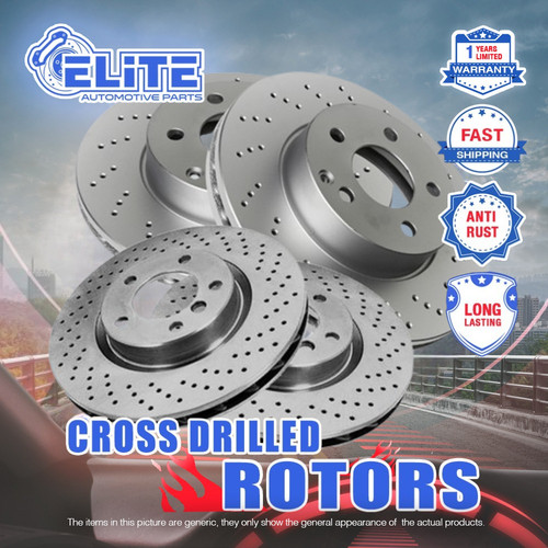 Front rear cross drilled - front,