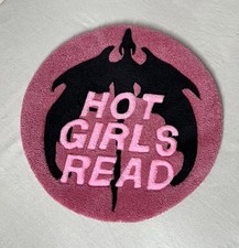 Hot Girls Read Handmade Tufted Rug Book