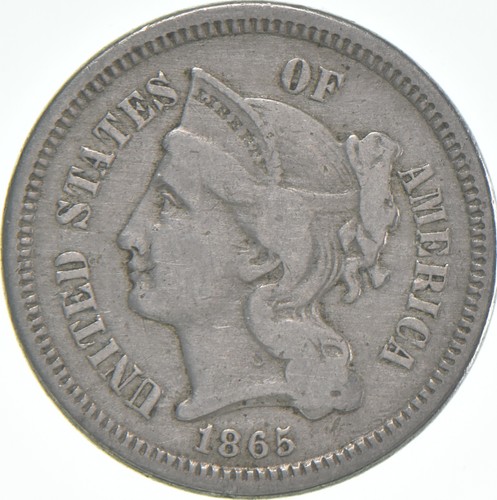 1865 three cent - three,