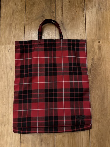 Comme des garcons tartan tote - comme,