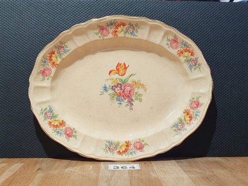 Bovey pottery floural serving - bovey,
