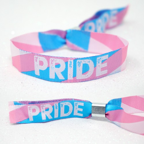 Trans pride wristband lgbt - pride,