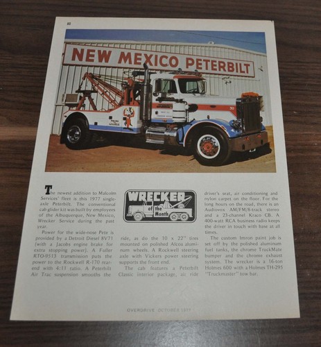 1977 peterbilt truck - 1977, ad