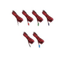 6X Pcs Speaker Sound Red Black