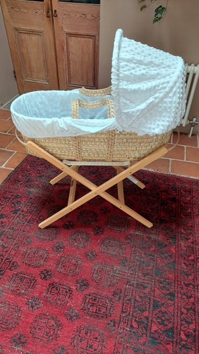 Moses basket and stand set - and,