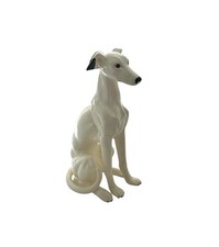 Dog Sculpture Ceramic Whippet