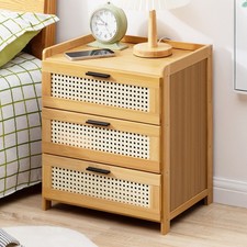 Rattan Design Bedside Table