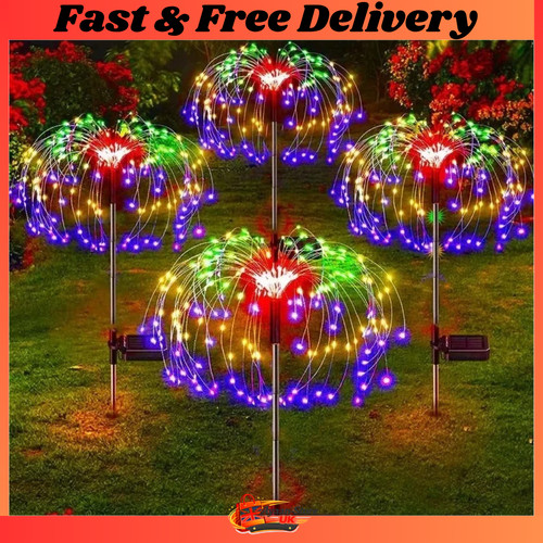 Led solar firework - firework, garden