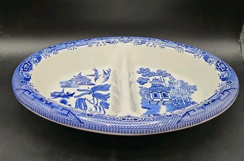 Churchill blue willow split - blue,