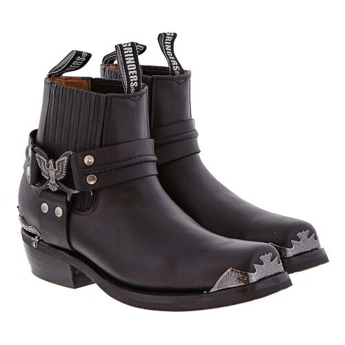 Grinders eagle mens black - eagle, lo