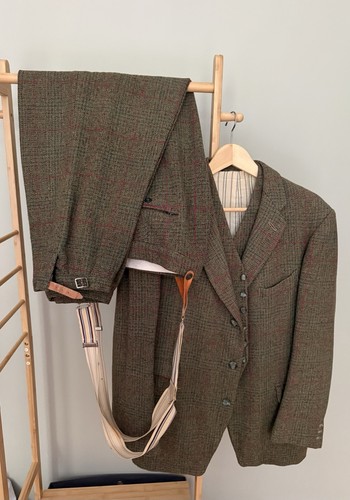 Vintage mens tweed piece - mens, 3