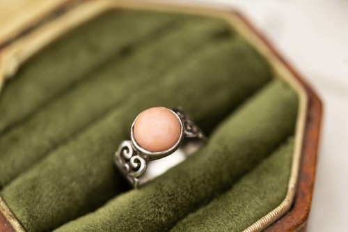 Vintage estate pink coral - vintage,