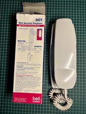 Bell System Door Entry Phone Handset Wall Mounted Telephone - White 801