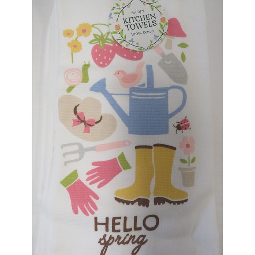 Nwt ritz kitchen - towels, hello