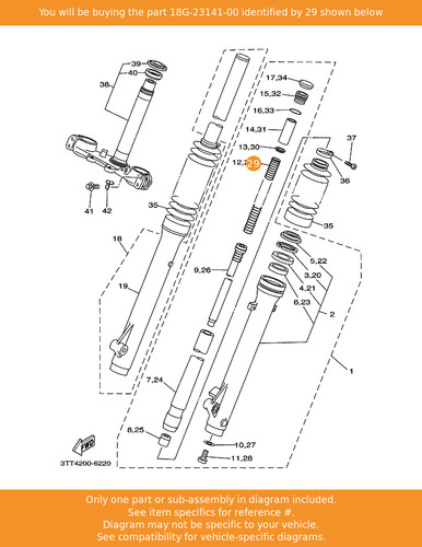 Yamaha spring front fork - yamaha, spring,