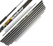 Fishing Pole Carp Basher 11 m Take Apart Fishing Pole with ELASTIC FITTED.