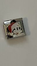 Disney Christmas Mickey Mouse Italian Charm 9mm Fits Nomination Bracelets