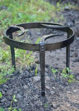 Medieval Bushcraft Cooking Pot Pan Stand Wild Camping Reenactment Costume Prop