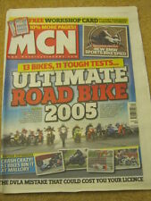 MCN - MOTORCYCLE NEWS - ULTIMATE ROAD BIKE 2005 - 27 April 2004