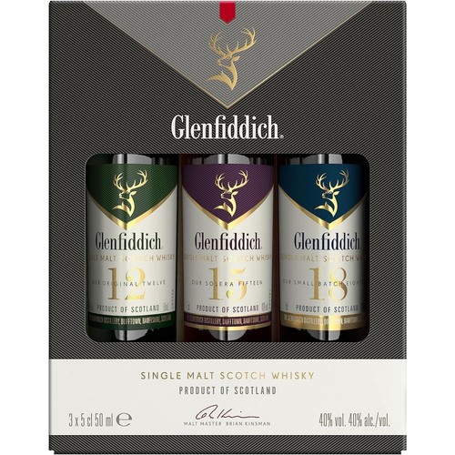 Glenfiddich whisky family - whisky,