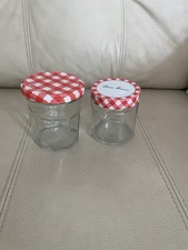 2 Bonne Maman Glass Jam Jars (used Once)