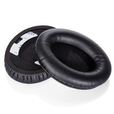 Bose QC35 QC35ii QC25 QC15 AE2 Black Real Leather Replacement Ear Pads Cushions