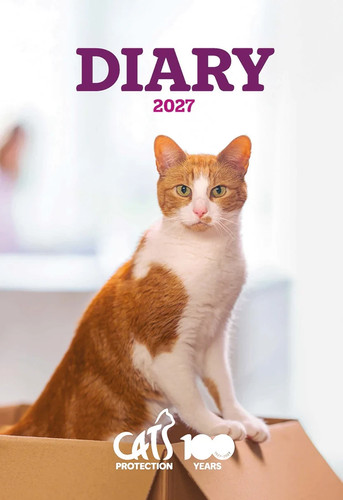 Diary 2027 cats protection - diary,