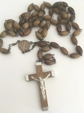 Vintage Jerusalem  Rosary Beads & Crucifix,