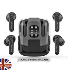 TWS Wireless Earbuds Bluetooth 5.5 Earphones 4 ENC Mics IP7 For Android & iPhone