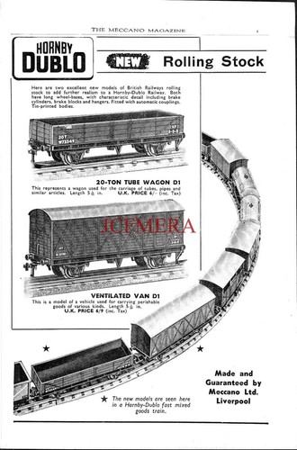 1956 hornby dublo trains - 1956,