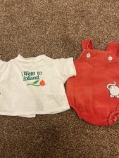 Vintage Cabbage Patch Red  Elephant  Romper and top