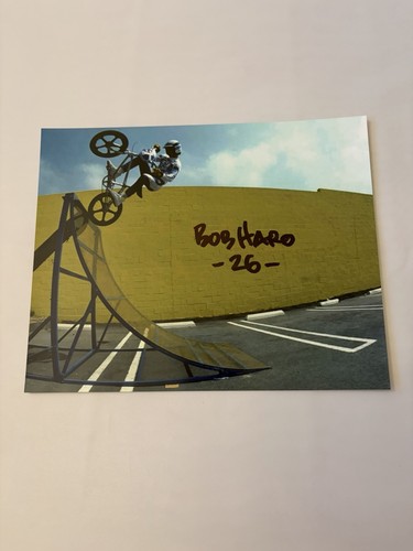 Bob haro hand signed bmx - haro,