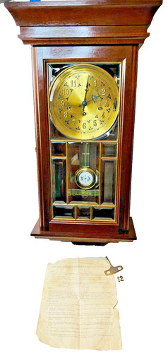 Ansonia gold medallion - ansonia, beveled