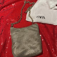 ZARA Small Gold Diamante