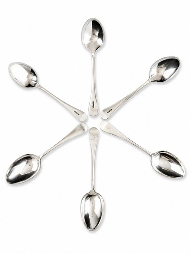 Set antique sterling - of,