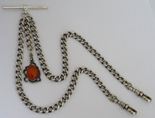 Antique solid silver double