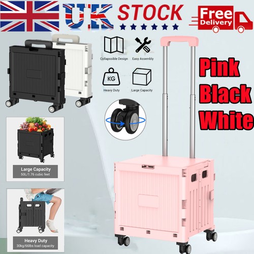 50l folding shopping trolley - shopping,