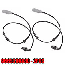 2PCS ABS Sensor Rear Left Right For Citroen C4 DS4 Peugeot 307 308 2007->