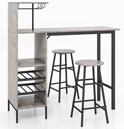 Piece bar table - 3, grey