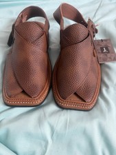 J. Mens Peshawari Chappal / Sandals Size 9 Junaid Jamshed New with Tags